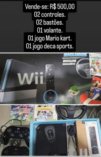 Vende-se Nintendo wi completo