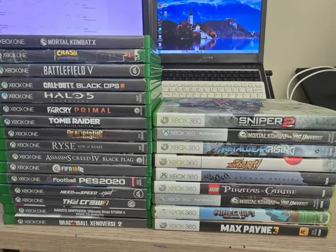 Lote 25 jogos de Xbox 