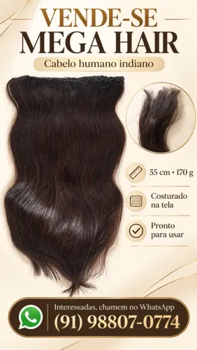 Mega Hair/ cabelo humano