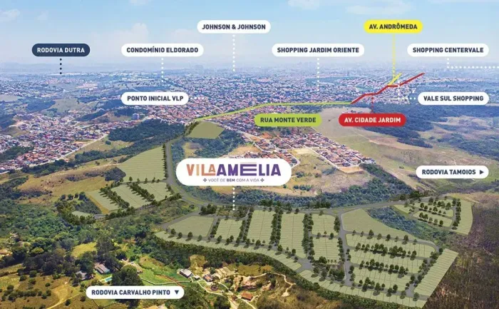 Terreno à venda, 200 m² por R$ 205.000,00 - Vila Das Flores - São José dos Campos/SP
