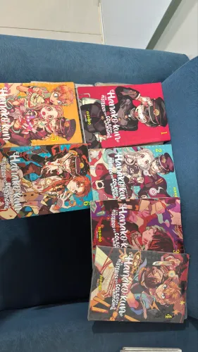 Mangá lote Hanako-kun e os Mistérios do Colégio Kamome Volumes 1 ao 6