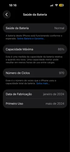IPHONE 15 PRO 128G ( POUCAS MARCAS DE USO)