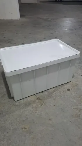 CAIXA COM TAMPA PRA ALIMENTO 74 LITROS
