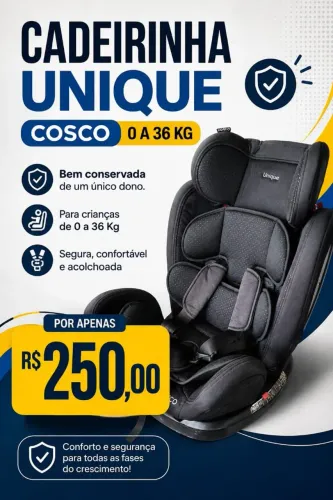 Cadeirinha UNIQUE COSCO 0-36kg