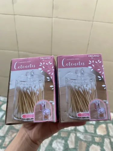Porta organizador /suporte para cotonete