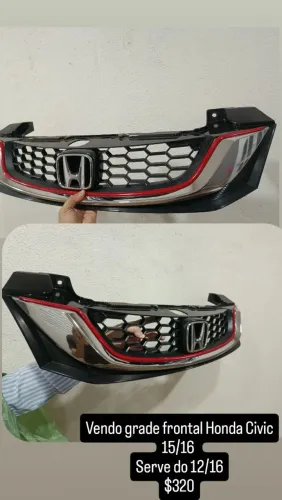Grade frontal Honda Civic 12/16