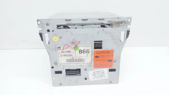 Rádio Cd Player Gm Omega 3.6 2007/ 2008 Nº * Prata