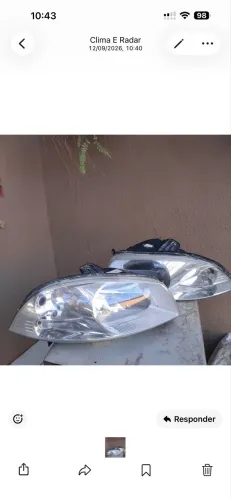 Vendo farol Fiat modelo baleia original