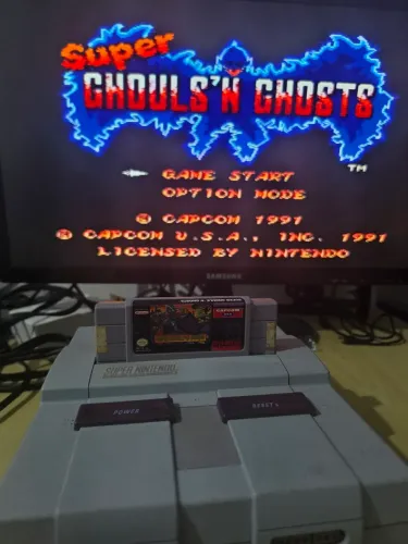 Super Ghouls N Ghosts Original Super Nintendo