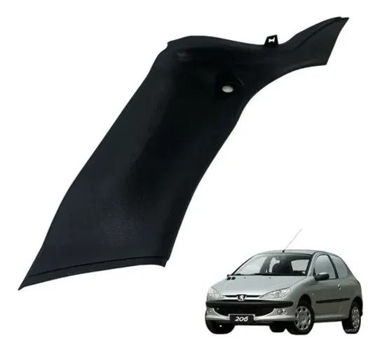 Moldura Da Coluna Traseira Direita Peugeot 206 2005 (usado)