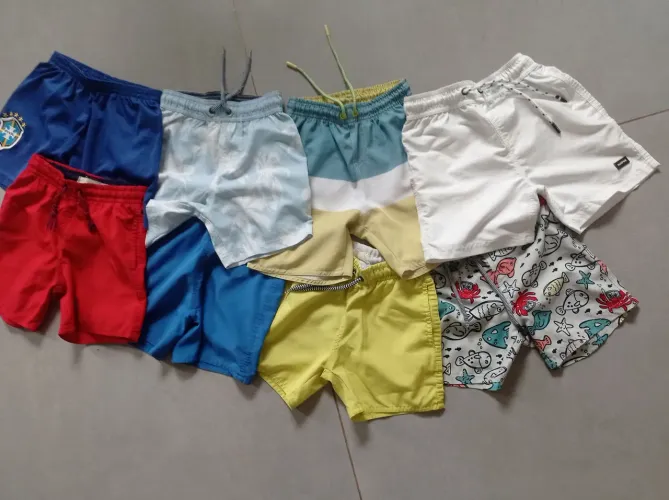 Bermuda infantil masculino