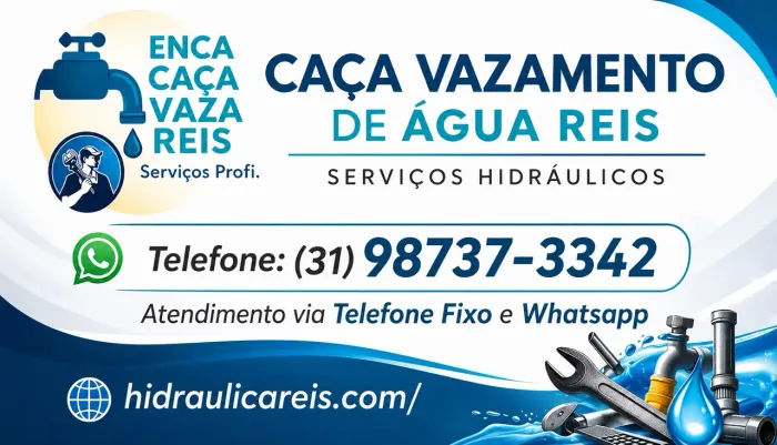 CAÇA VAZAMENTOS E BOMBEIRO HIDRÁULICO REIS