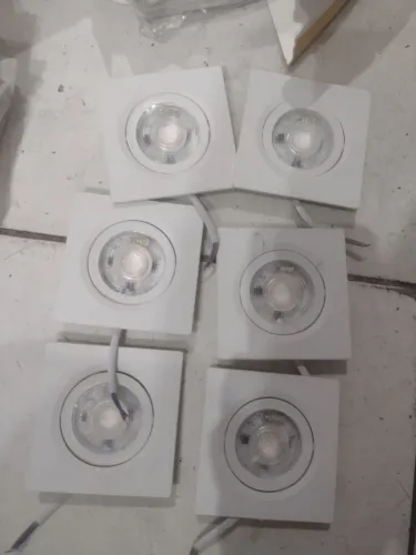 30 Spot smd 7w branco quente