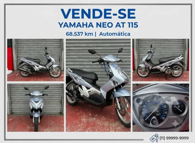 Vende-se Yamaha Neo AT 115