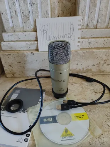 microfone behringer c1u usb