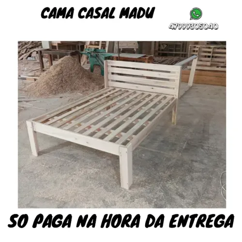 CAMA CASAL MADU / frete gratis
