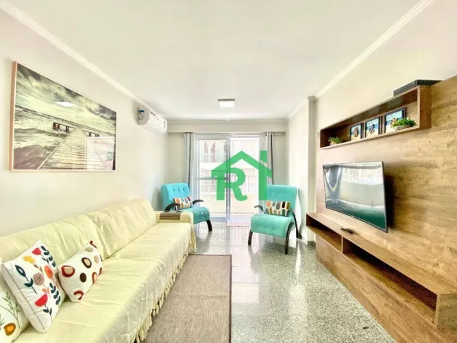 Apartamento Vista ao Mar com 2 dormitórios, 1 vaga de garagem por R$ 590.000 - Pitangueira