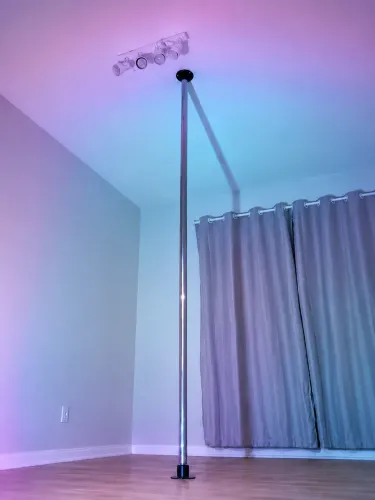 arra de Pole Dance Ali Fitness Giratória e Estática - 2,70 m