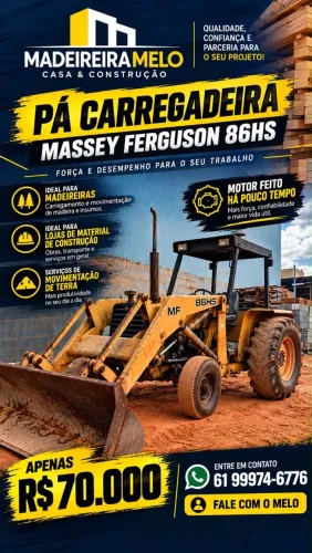 Pá Carregadeira - Massey Ferguson