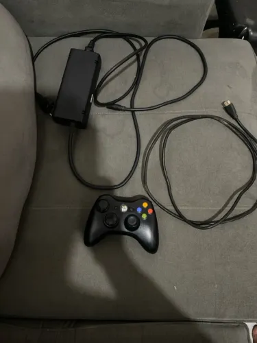 Fonte Original do Xbox 360 + Cabo Hdmi + controle Original