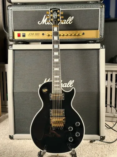 Guitarra Gibson Custom Shop Les Paul Axcess Floyd Rose Gloss Ebony "Black Beauty" - 2025