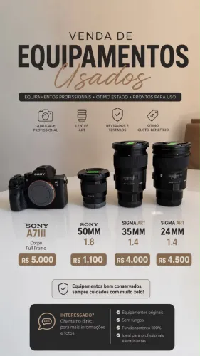 Câmera Sony A7III