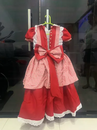 Vestido chapeuzinho Vermelho 