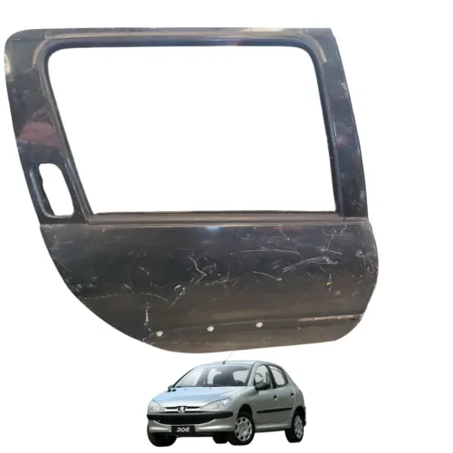 Porta traseira direita peugeot 206 2005 a 2008