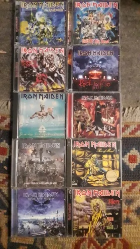 CDs do Iron Maiden