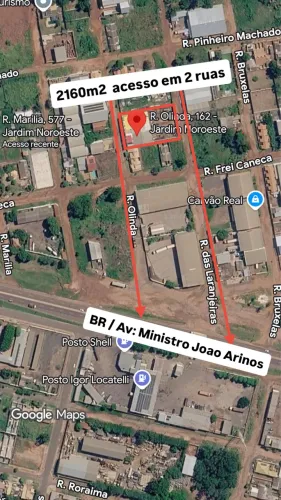 Campo Grande - Galpão/barracao/terreno/ Noroeste