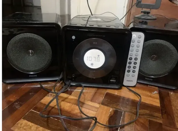 Aparelho de Som Philips Micro System mcm 128 b Compacto e Potente