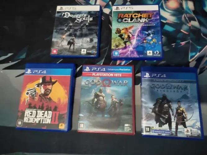 Jogos ps5 e ps4