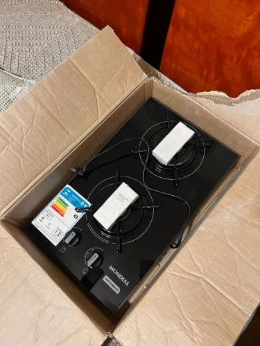 Cooktop A Gás 2 Bocas Mondial Bivolt Ctg-04 Preto