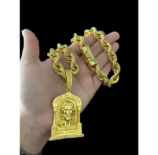 Oferta Joia 18k Cordão Baiano