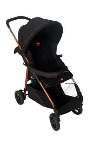 Carrinho e Cadeirinha Travel System Lui Preto Cobre - Burigotto [SUPER CONSERVADO]