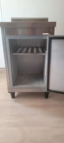 Armario inox 1 porta com aba