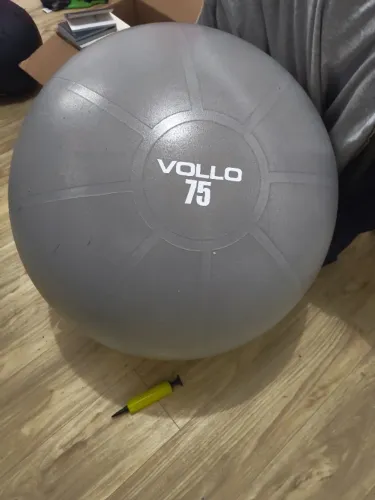 Bola Suíça Vollo Para Pilates E Yoga Gym Ball 75cm com Bomba