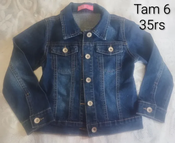 Jaqueta jeans Tam 6 anos nova