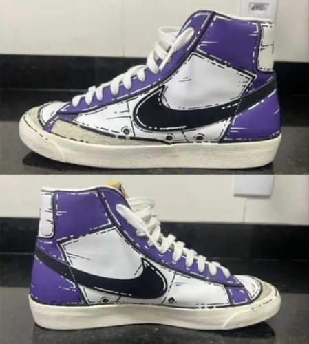 Nike blazer mid 77 personalizado tamanho 40