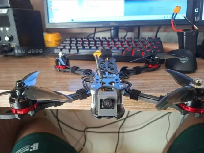 Kit fpv drone 5"+Radio+Óculos fpv