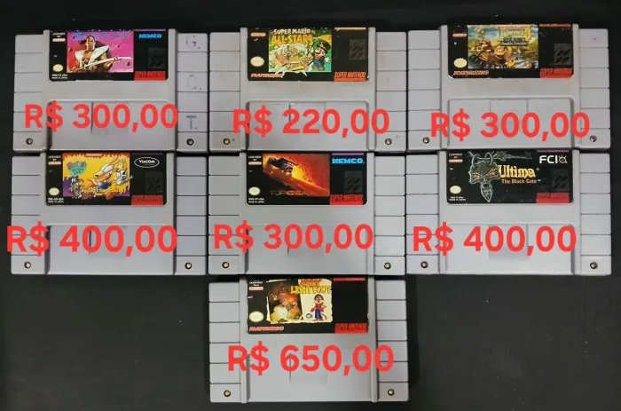 Jogos 100% Originais P/ Super Nintendo