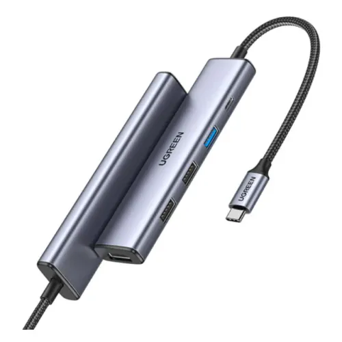 Hub Ugreen USB-C 5 in 1 Multi Portas Notebook Macbook 15495