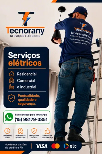 Eletricista Profissional: Segurança, Garantia em Contrato e Preço Justo Atendimento Rápido