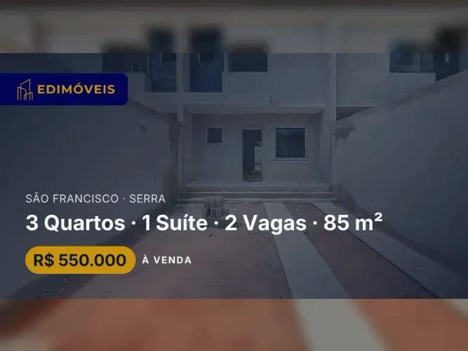 Não perca: Casa em São Francisco com quintal privativo e previsão de entrega em 2026!
