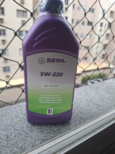 Óleo sintético base polyolester para compressores de refrigeração
