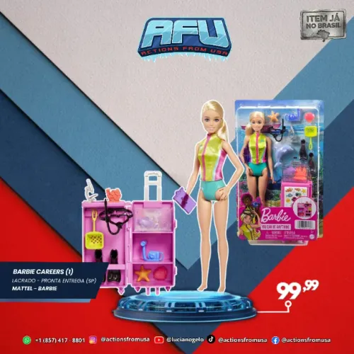 Barbie Profissões - Bióloga Marinha Mattel
