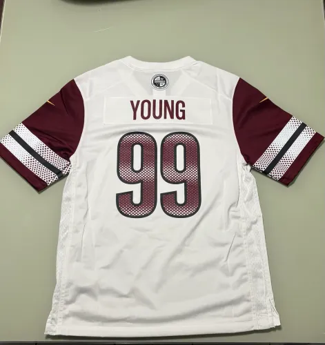 Chase Young Washington Commanders Nike Game Jersey - Branca