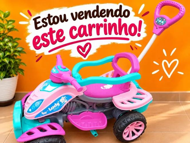 carrinho de menina