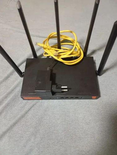 Roteador tenda w30e wireless wifi6 4*LAN Gigabit 3000Mbps 2.4GHz 5.8GHz USB Dual Band