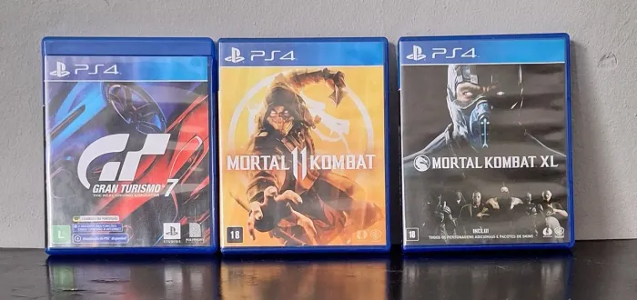 Gran Turismo 7 + Mortal Kombat 11 + Mortal Kombat XL - PS4